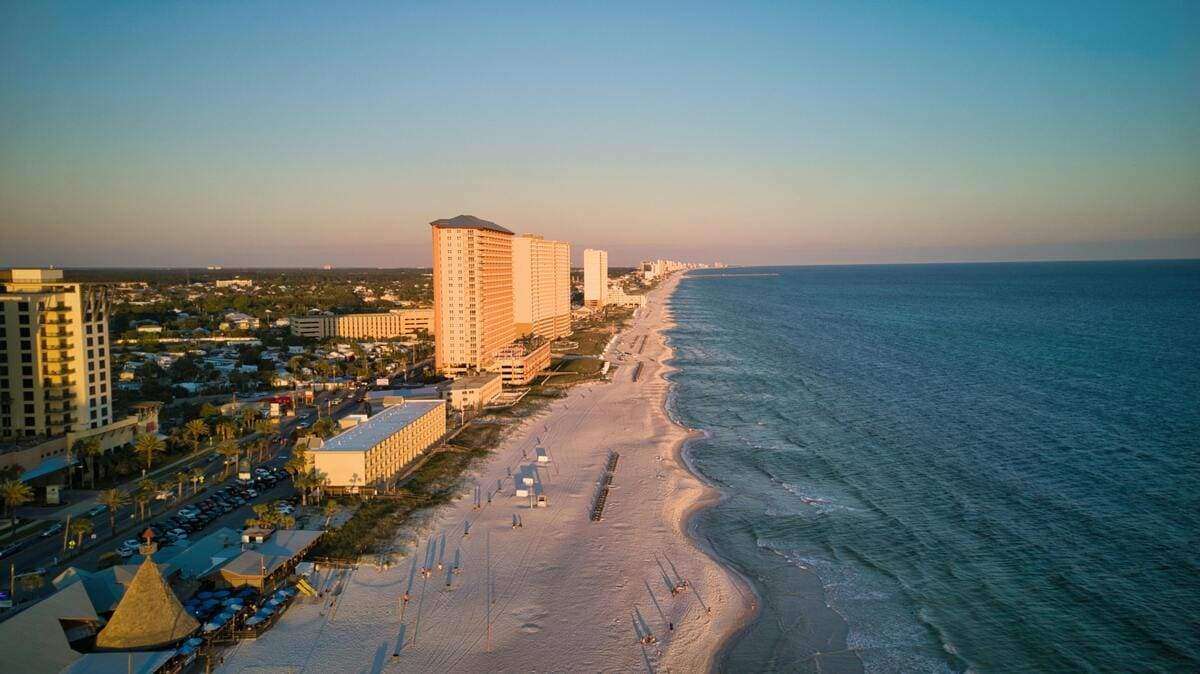 Panama City Beach shoreline