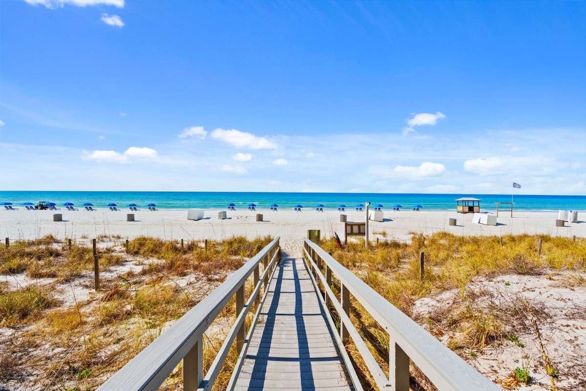 Beachfront Bliss Luxe 3BR Condo at Marisol Complex