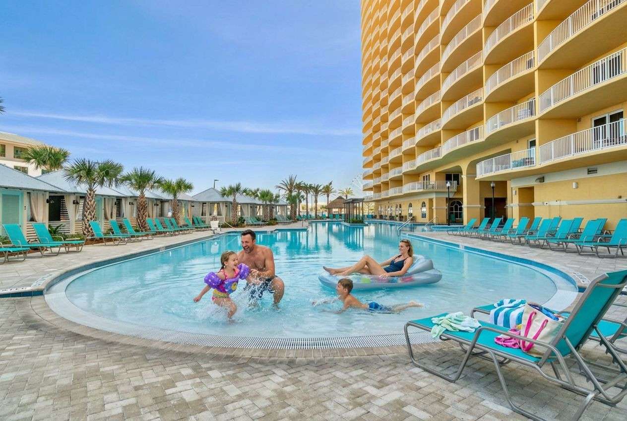 Family at Calypso Beach Resort