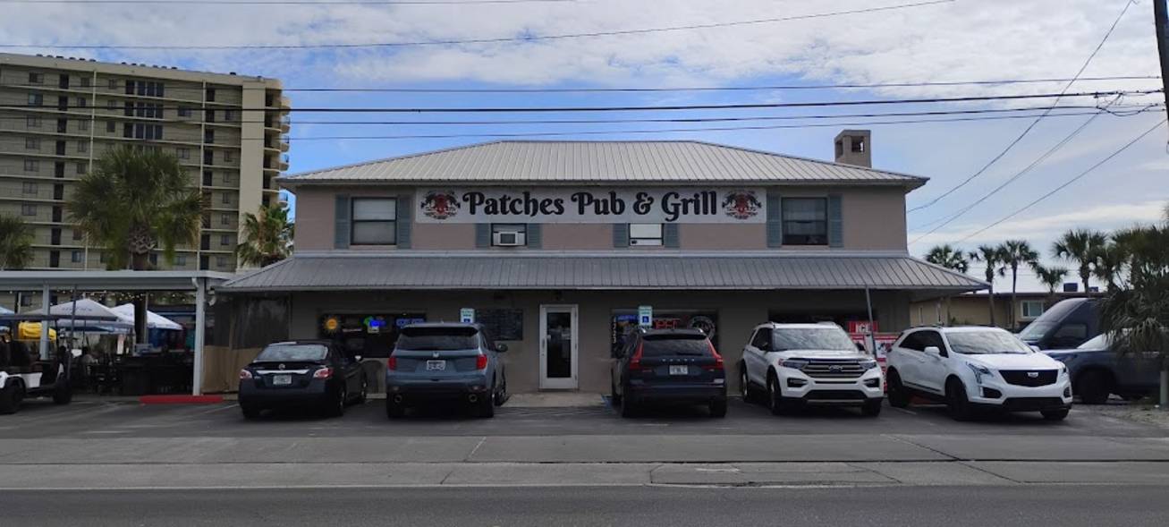 Patches Pub local bar and grill on Thomas Drive Panama City Beach