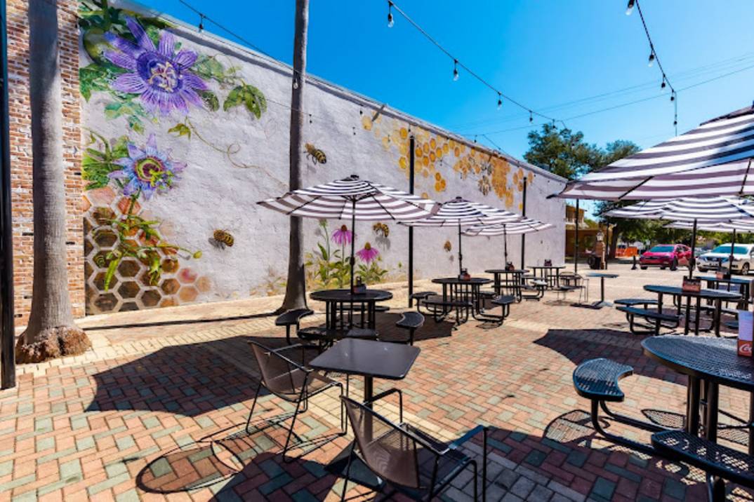 Millie's Cafe dining area in Downtown Panama City
